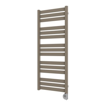 Vertaduro - Kúpeľňový radiátor s termostatom LUCY 600W 125x50 cm taupe