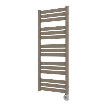 Vertaduro - Kúpeľňový radiátor s termostatom LUCY 600W 125x50 cm taupe