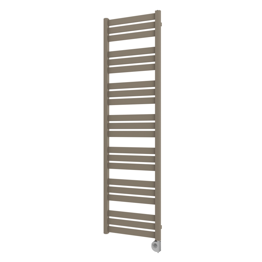 Vertaduro - Kúpeľňový radiátor s termostatom LUCY 800W 177x50 cm taupe