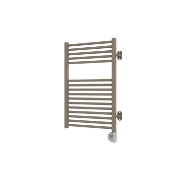 Vertaduro - Kúpeľňový radiátor s termostatom MEG 400W 78x50 cm taupe