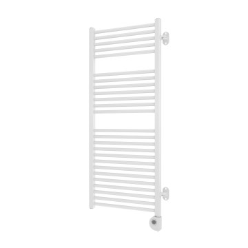Vertaduro - Kúpeľňový radiátor s termostatom MEG 600W 118x50 cm biela