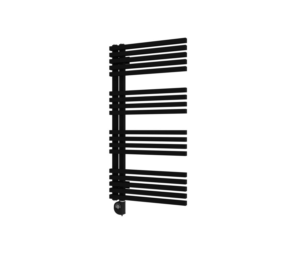 Vertaduro - Kúpeľňový radiátor s termostatom MICHELLE 600W 97x50 cm čierna DCOC09700500MKF3-8402