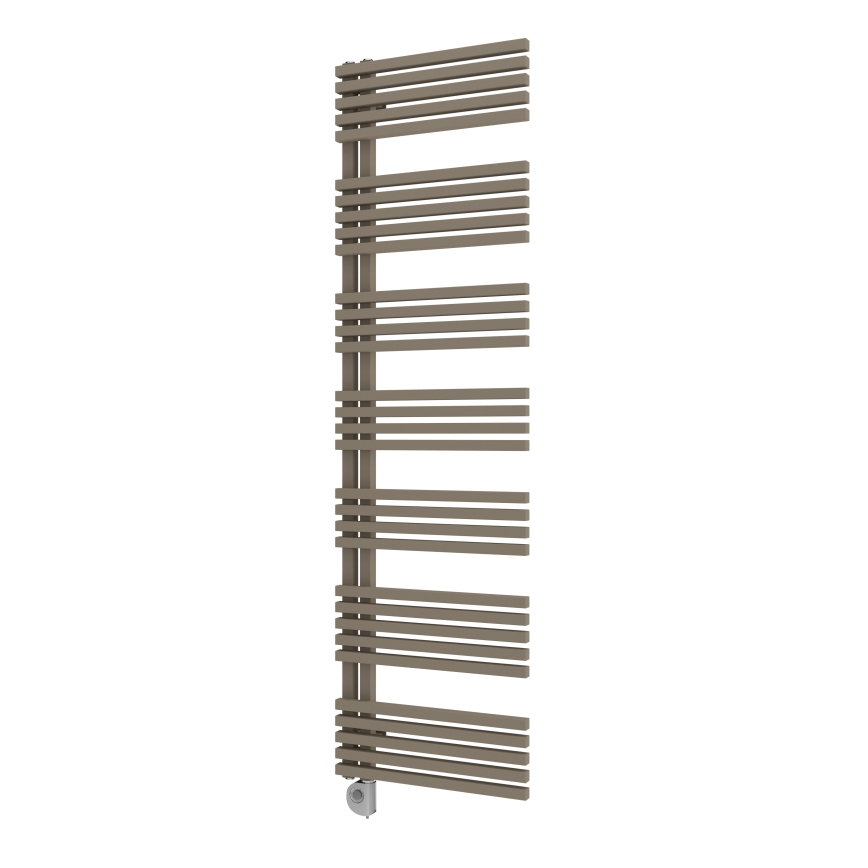 Vertaduro - Kúpeľňový radiátor s termostatom MICHELLE 900W 177x50 cm taupe