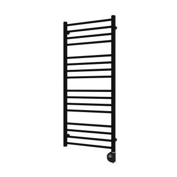 Vertaduro - Kúpeľňový radiátor s termostatom SIMONE 400W 114x50 cm čierny