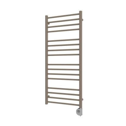 Vertaduro - Kúpeľňový radiátor s termostatom SIMONE 400W 114x50 cm taupe