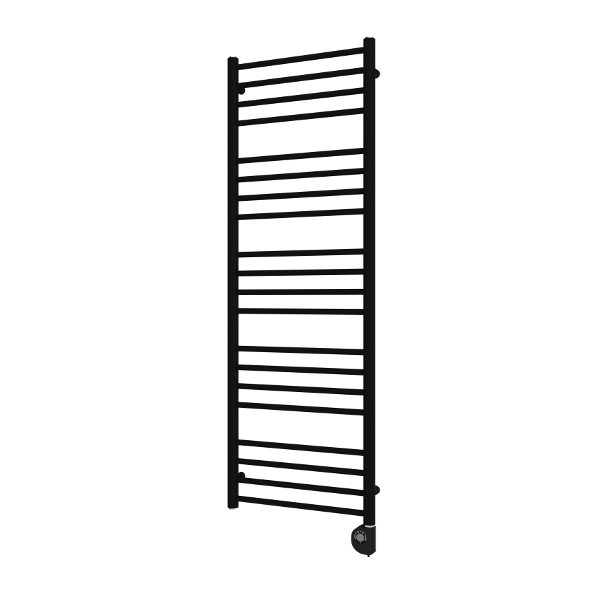 Vertaduro - Kúpeľňový radiátor s termostatom SIMONE 600W 144x50 cm čierny
