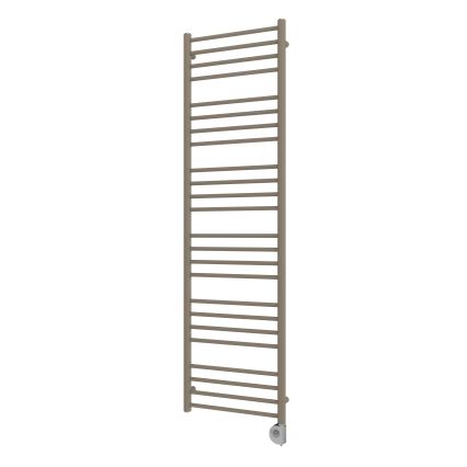 Vertaduro - Kúpeľňový radiátor s termostatom SIMONE 600W 174x50 cm taupe