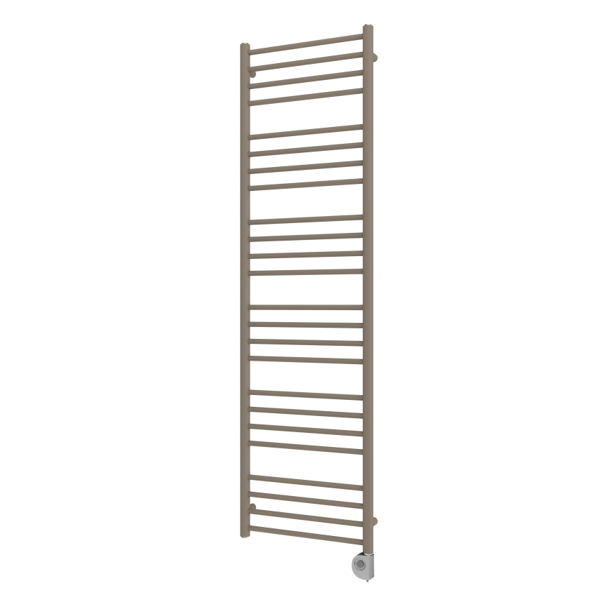 Vertaduro - Kúpeľňový radiátor s termostatom SIMONE 600W 174x50 cm taupe