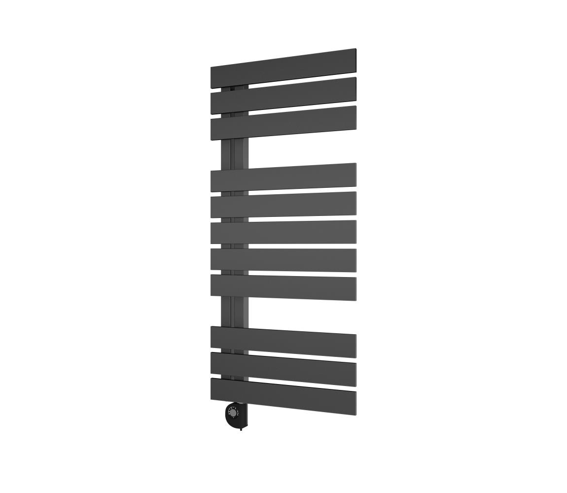 Vertaduro - Kúpeľňový radiátor s termostatom ZIVA 500W 109x50 cm antracit DTHE10900500MK61-8409