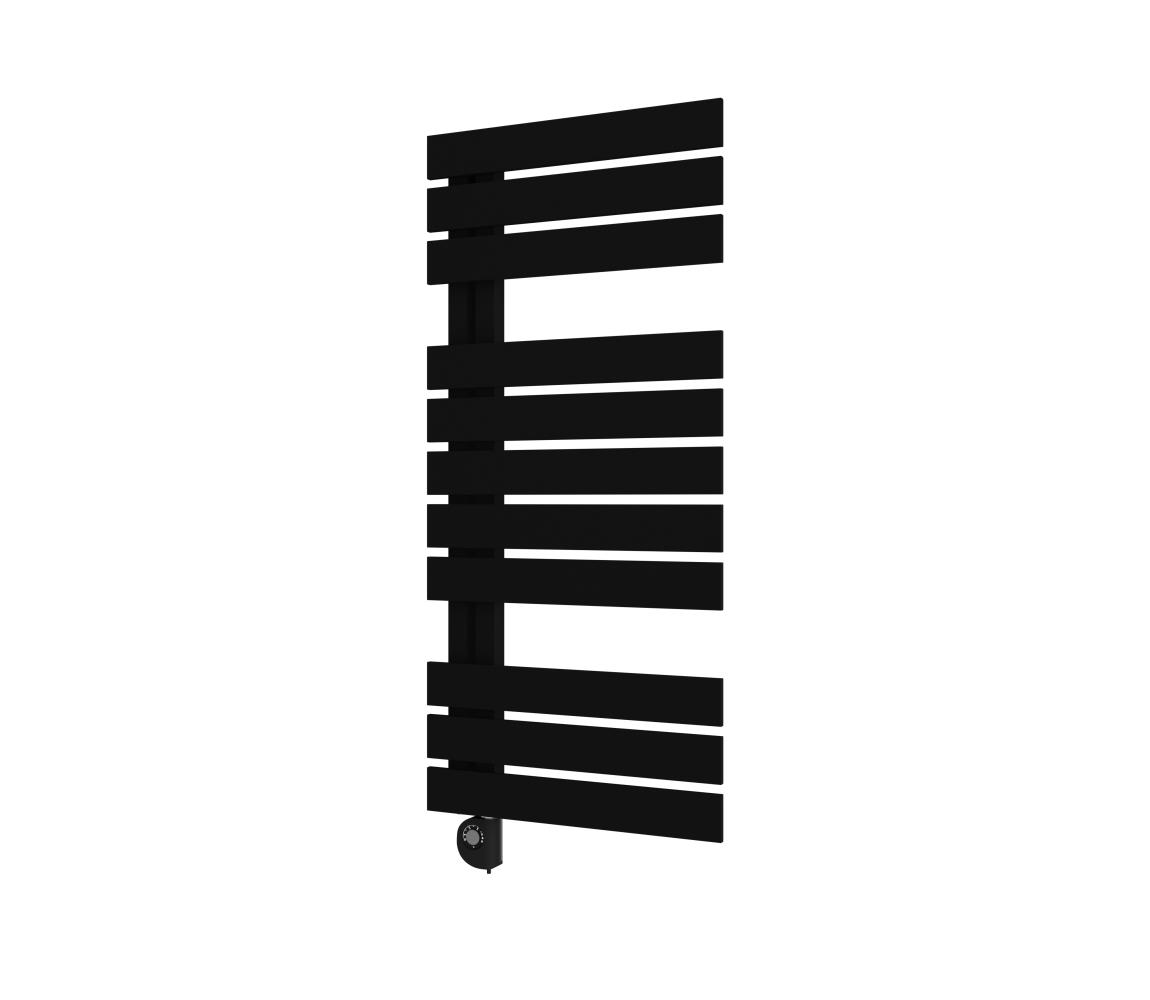 Vertaduro - Kúpeľňový radiátor s termostatom ZIVA 500W 109x50 cm čierny DTHE10900500MKF3-8409