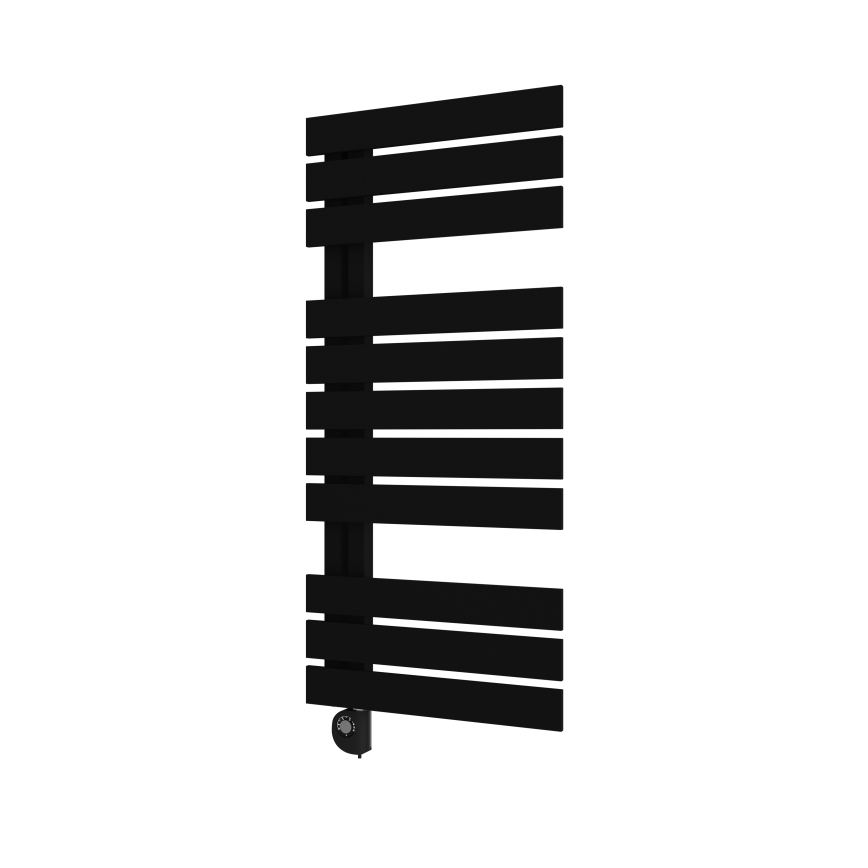 Vertaduro - Kúpeľňový radiátor s termostatom ZIVA 500W 109x50 cm čierny