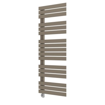 Vertaduro - Kúpeľňový radiátor s termostatom ZIVA 800W 177x50 cm taupe