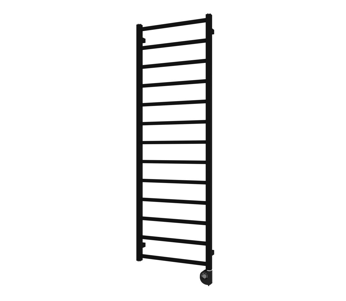 Vertaduro - Kúpeľňový radiátor s termostatom ZOE 400W 150x50 cm čierna DFRE15000500MKF3-8403