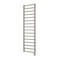 Vertaduro - Kúpeľňový radiátor ZOE s termostatom, 400 W, 186 × 50 cm, taupe