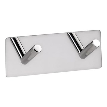 Vešiak 11,5x4,5 cm nerezový/strieborný