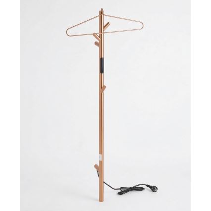 Vešiak pre elektrický sušiak na uteráky 45x12,2 cm medený