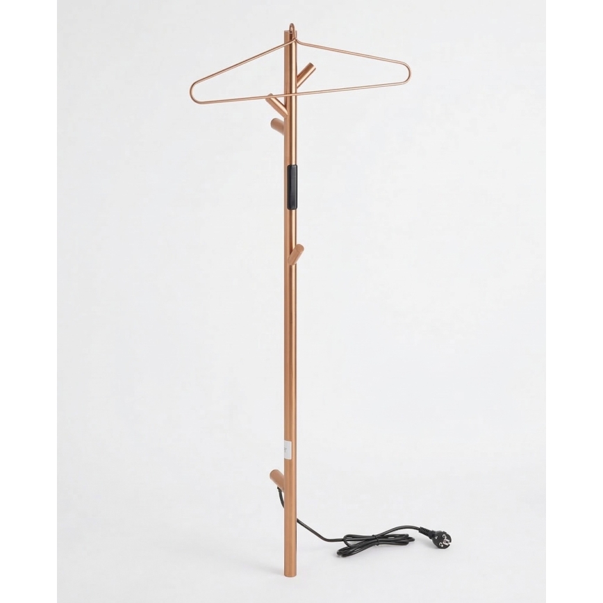 Vešiak pre elektrický sušiak na uteráky 45x12,2 cm medený