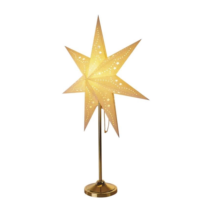 Vianočná dekorácia  1xE14/25W/230V pr. 45 cm zlatá