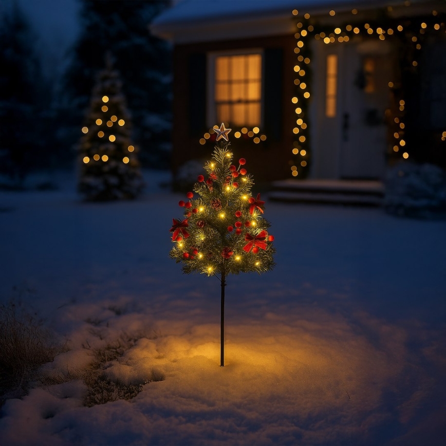 Vianočná LED dekorácia LED/1W/230V 75 cm IP44 zelená