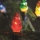 Vianočná reťaz CONE 12xE10 10,7m multicolor