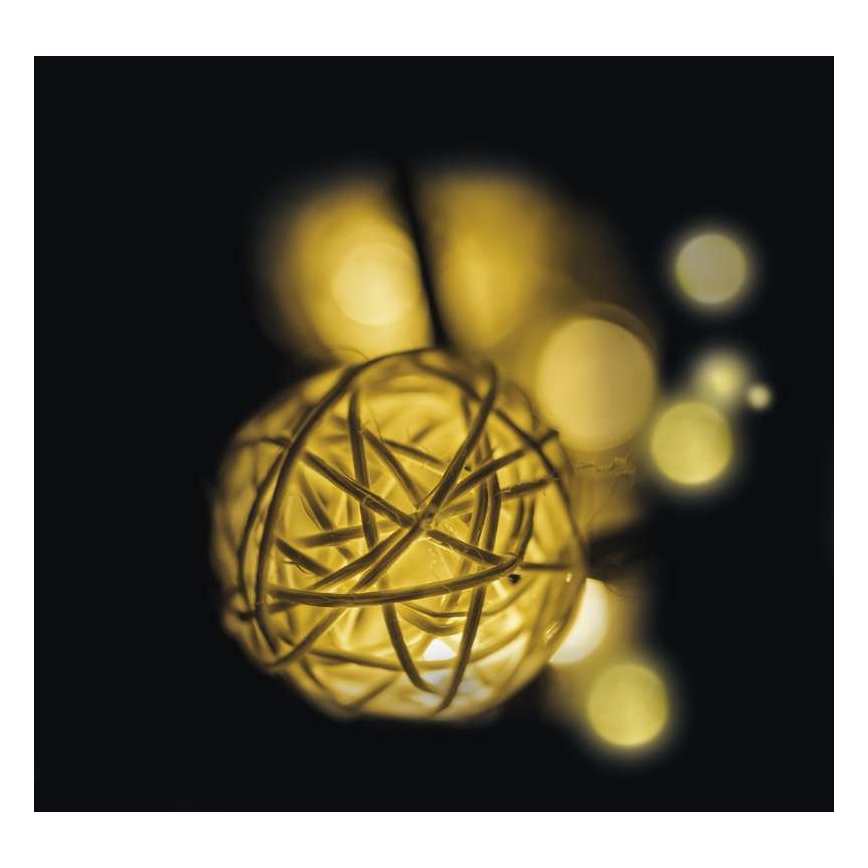 EMOS ZY1402 - Vianočné dekorácie vnútorné IP20 Guľa 3m 16xLED/1,2W/230V
