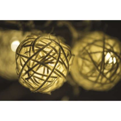 EMOS ZY1402 - Vianočné dekorácie vnútorné IP20 Guľa 3m 16xLED/1,2W/230V