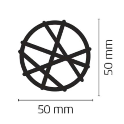 EMOS ZY1402 - Vianočné dekorácie vnútorné IP20 Guľa 3m 16xLED/1,2W/230V
