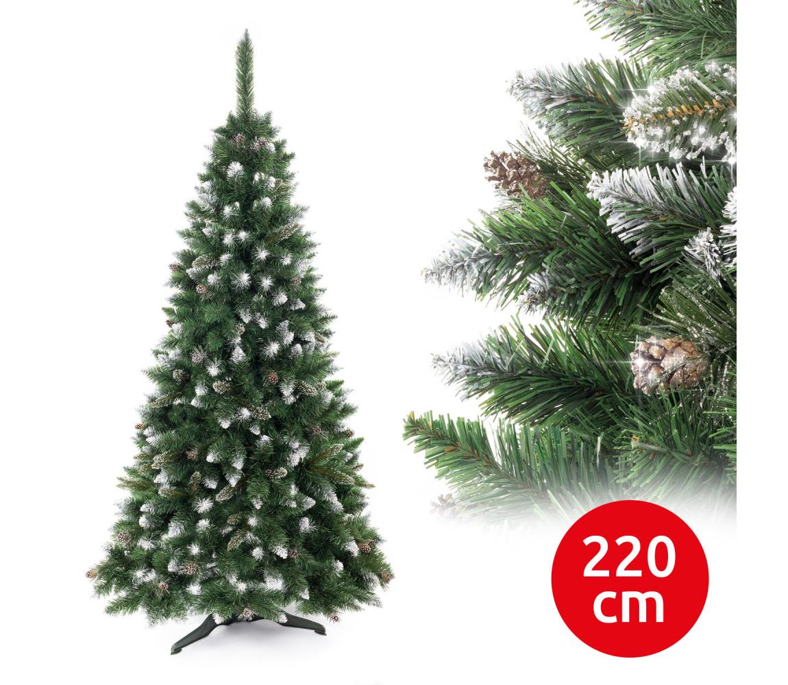Vianočný stromček CRISTAL SILVER 220 cm borovica 5902280051794