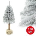 Vianočný stromček na kmeni NATURAL WITH SNOW 150 cm jedľa