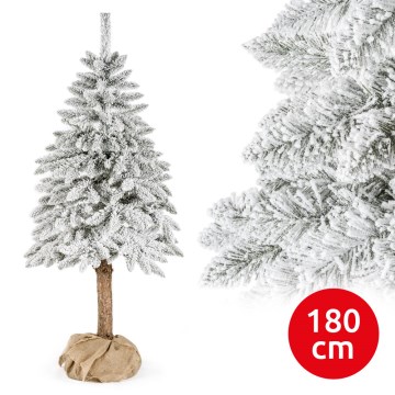Vianočný stromček na kmeni NATURAL WITH SNOW 180 cm smrek