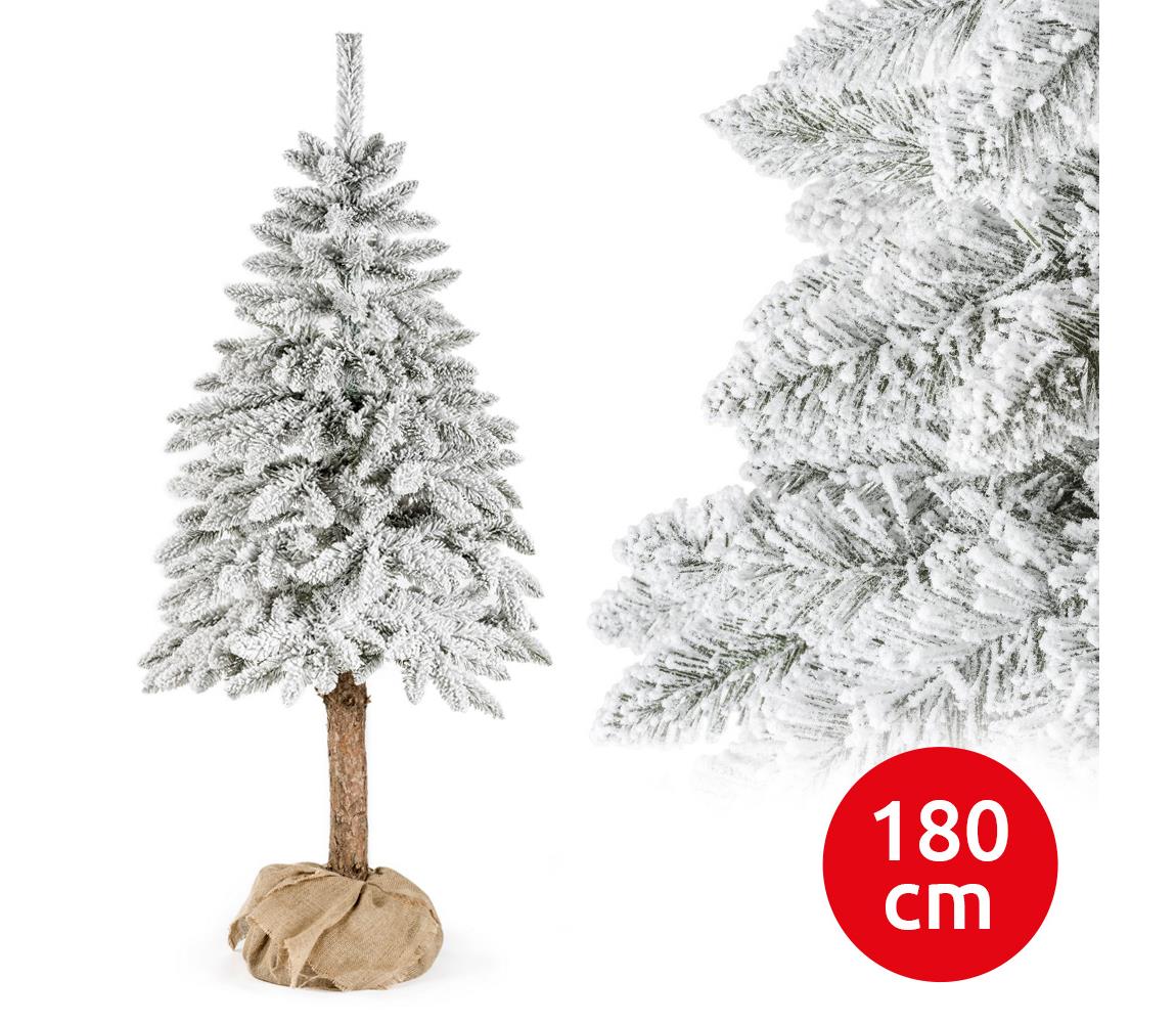 Vianočný stromček na kmeni NATURAL WITH SNOW 180 cm smrek 5902280052166