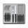 Victorinox - 12-dielna sada príborov SWISS MODERN, čierna