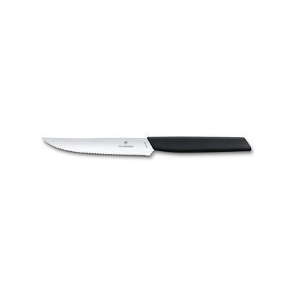 Victorinox - 12-dielna sada príborov SWISS MODERN, čierna