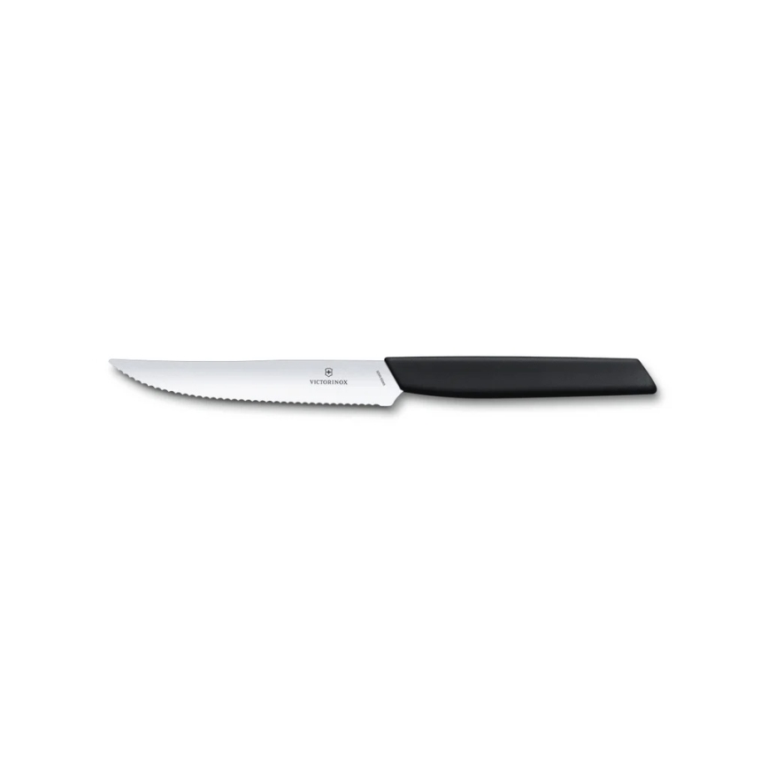 Victorinox - 12-dielna sada príborov SWISS MODERN, čierna