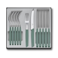 Victorinox - 12-dielna sada príborov SWISS MODERN, tyrkysová