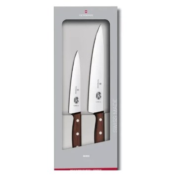 Victorinox - 2-dielna sada kuchynských nožov WOOD, javor
