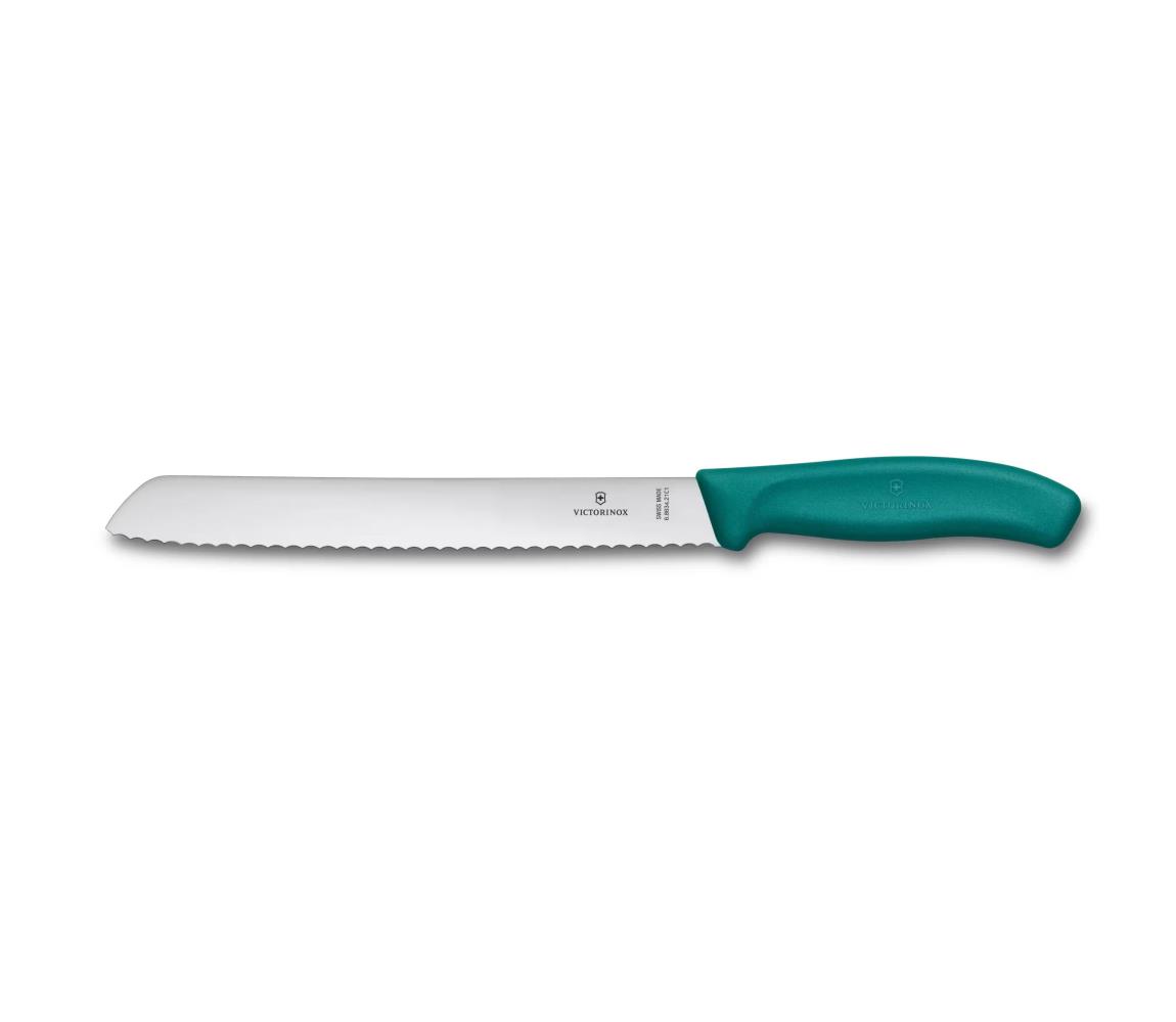 Victorinox - Kuchynský nôž na chlieb SWISS CLASSIC 21 cm tyrkysový 6.8634.21C1B