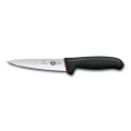 Victorinox - Kuchynský nôž na mäso DUAL GRIP, 14 cm, čierny
