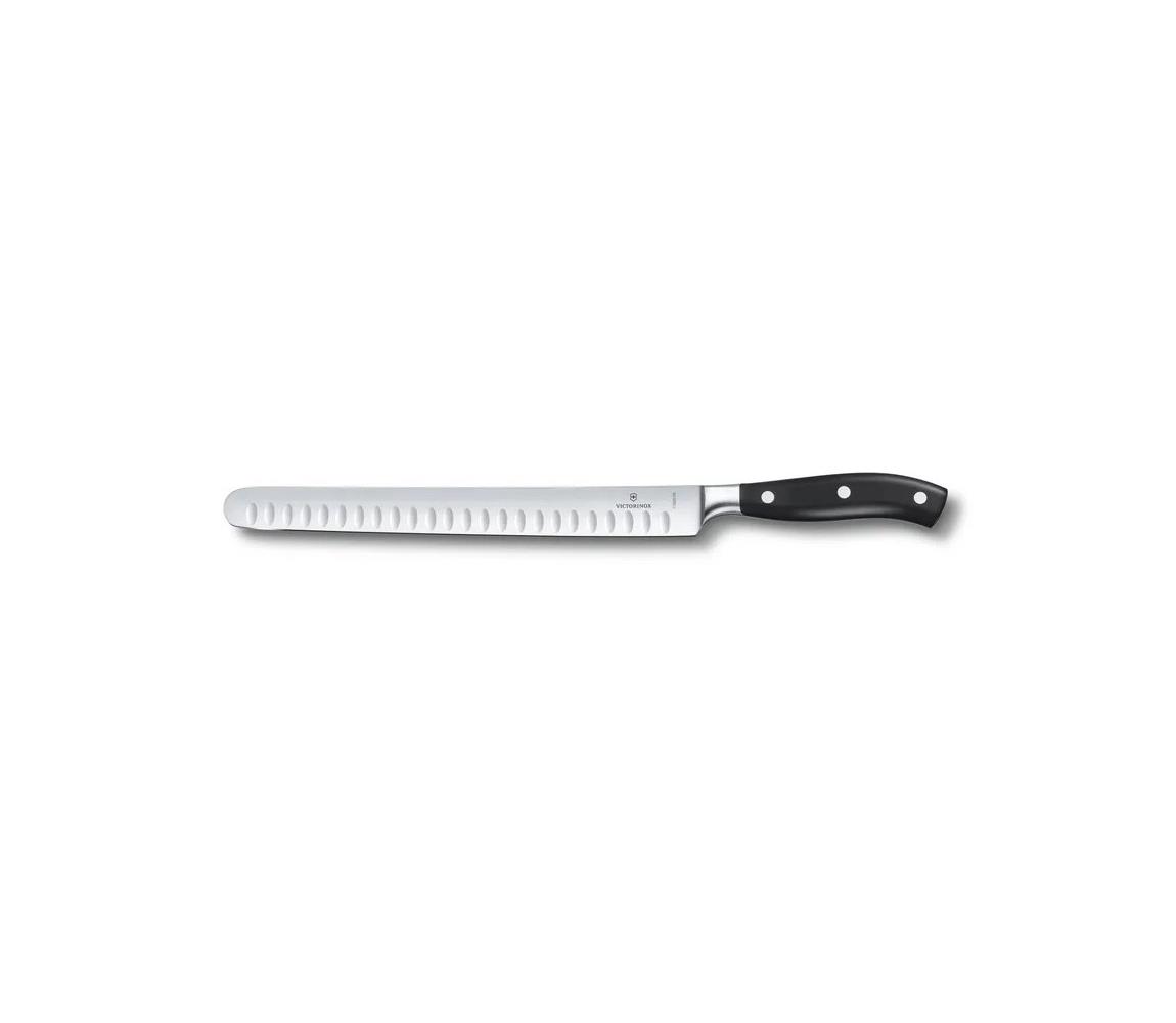 Victorinox - Kuchynský nôž na plátkovanie GRAND MAITRE 26 cm čierny 7.7223.26G