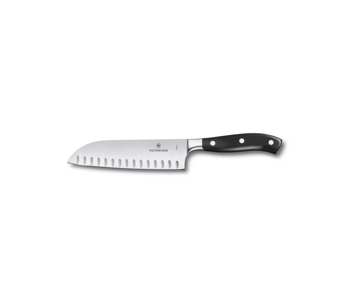 Victorinox - Kuchynský nôž Santoku GRAND MAITRE 17 cm čierny 7.7323.17G