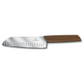 Victorinox - Kuchynský nôž Santoku SWISS MODERN 17 cm orech