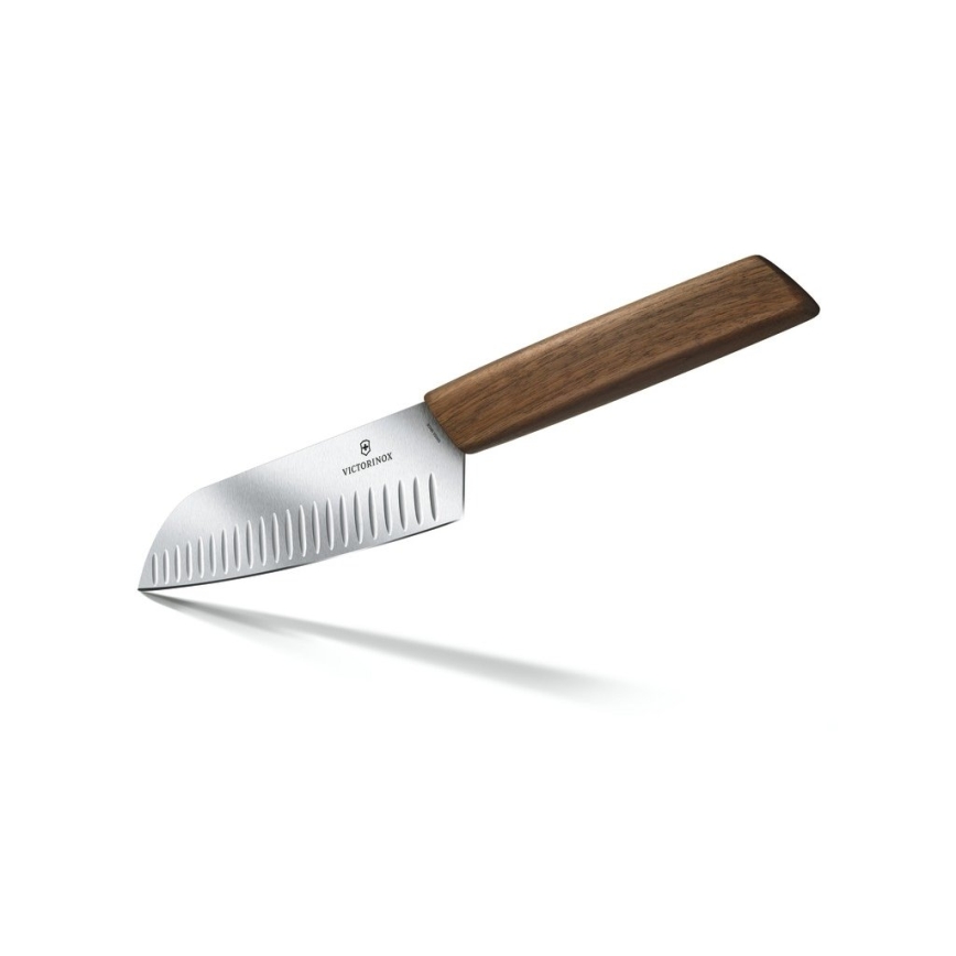 Victorinox - Kuchynský nôž Santoku SWISS MODERN 17 cm orech