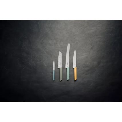 Victorinox - Kuchynský nôž Santoku SWISS MODERN 17 cm zelený