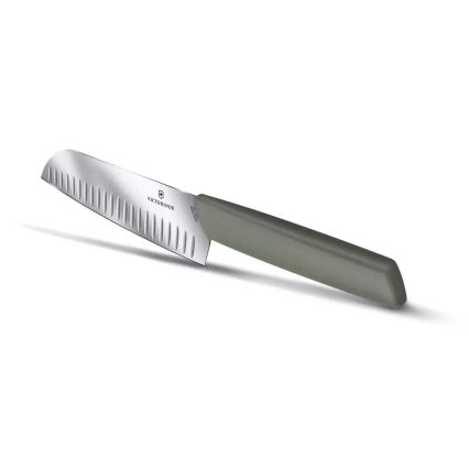 Victorinox - Kuchynský nôž Santoku SWISS MODERN 17 cm zelený