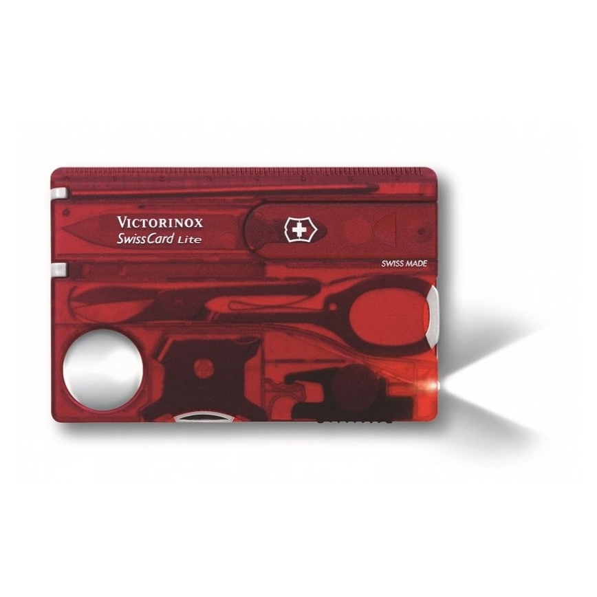 Victorinox - Multifunkčná sada 13 funkcií červená