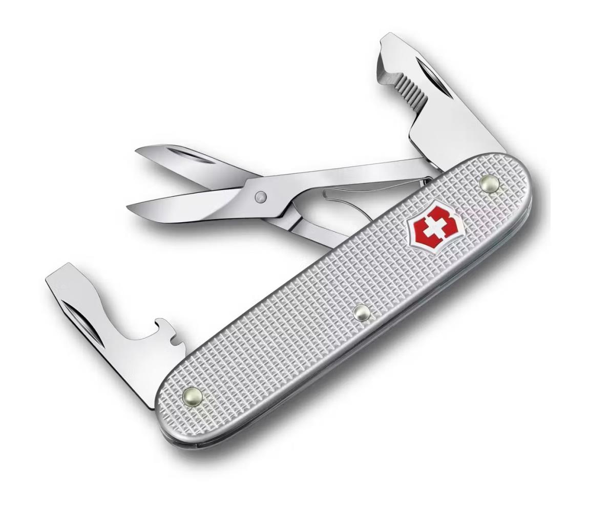 Victorinox - multifunkčný vreckový nástroj COMPANION SLIM ALOX 9,3 cm/6 funkcií strieborný 0.8170.26