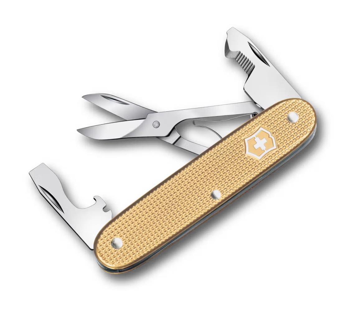 Victorinox - multifunkčný vreckový nástroj COMPANION SLIM ALOX 9,3 cm/6 funkcií zlatý 0.8170.28