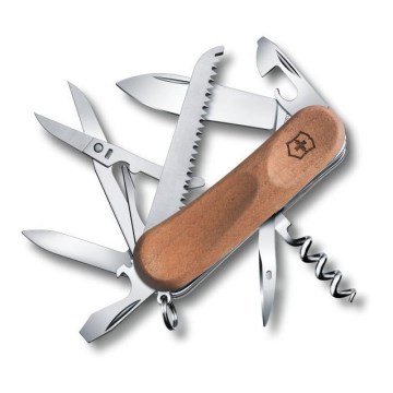 Victorinox - Multifunkčný vreckový nôž 8,5 cm/13 funkcií drevo