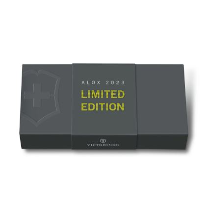 Victorinox - Multifunkčný vreckový nôž Alox Limited edition 5,8 cm/5 funkcií zelená