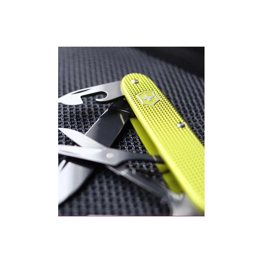 Victorinox - Multifunkčný vreckový nôž Alox Limited edition 9,3 cm/9 funkcií zelená